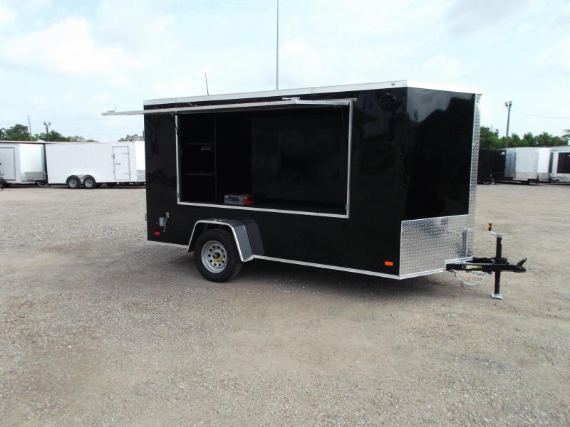 2020 Covered Wagon Trailers 6x12 Tailgate Trailer / Stereo Package / Boss Marine Speaker System / Semi-Screwless Exterior / Electrical Package 2020 Covered Wagon Trailers 6x12 Tailgate Trailer / Stereo Package / Boss Marine Speaker System / Semi-Screwless Exterior / Electrical Package