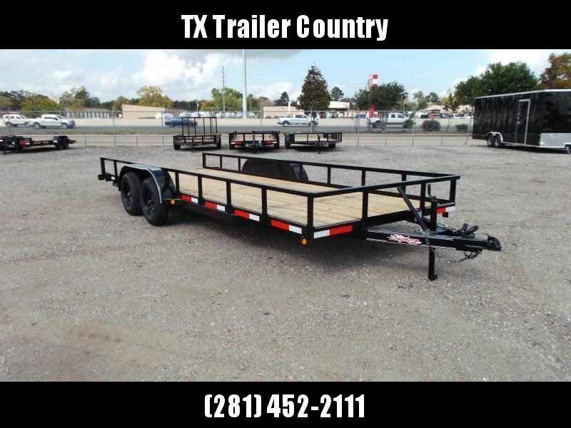 2022 Longhorn Trailers 83x20 Utility Trailer w/ 5ft Slide Out Ramps / Electric Brakes 2022 Longhorn Trailers 83x20 Utility Trailer w/ 5ft Slide Out Ramps / Electric Brakes