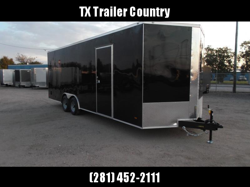 SPECIAL - 2023 TTC 8.5x24 Tandem Axle Cargo / Enclosed Trailer / 7ft Interior / 5200# Axles / RV Side Door / LEDs / Bulldog Coupler / Black .030 Heavy Duty Skin SPECIAL - 2023 TTC 8.5x24 Tandem Axle Cargo / Enclosed Trailer / 7ft Interior / 5200# Axles / RV Side Door / LEDs / Bulldog Coupler / Black .030 Heavy Duty Skin