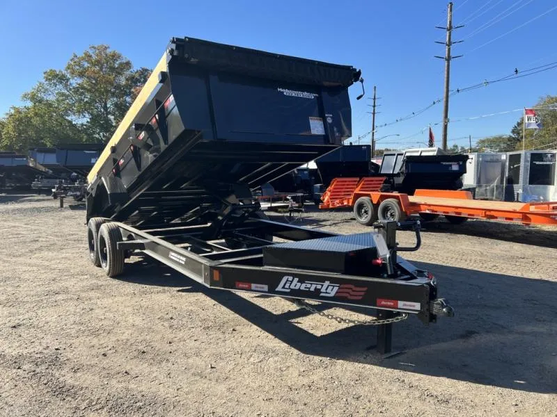 2026 Liberty Trailers LD16K7x16B8S Low Side Dump Trailer