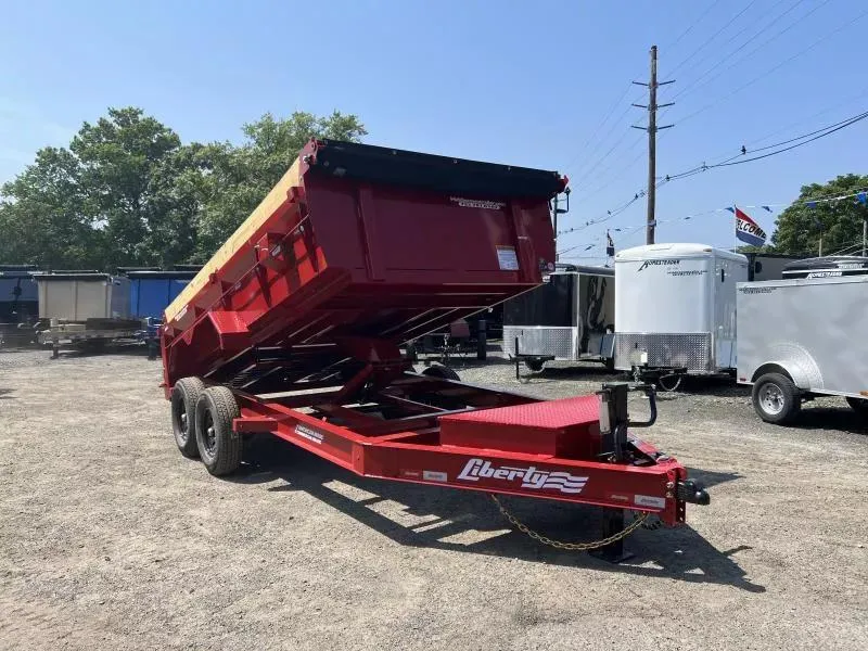 2026 Liberty Trailers LD14K7x14B8S Low Side Dump Trailer