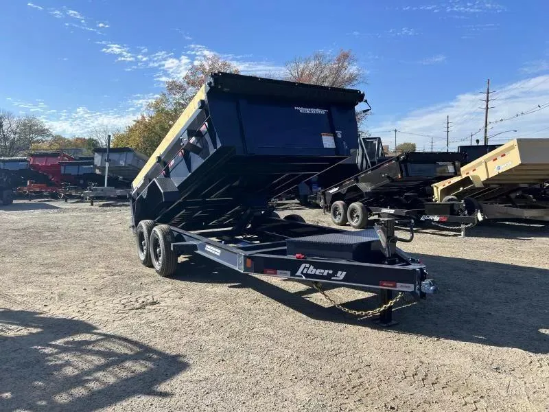 2026 Liberty Trailers LD14K7x14B8S Low Side Dump Trailer