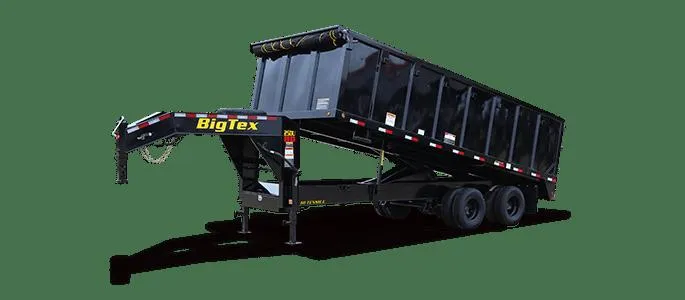 2026 Big Tex Trailers 25DU - 7.5x20 Tandem Dual Gooseneck Dump **COMING SOON**