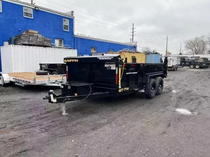 2025 Griffin GT-714 7x14 Low Side Dump Trailer