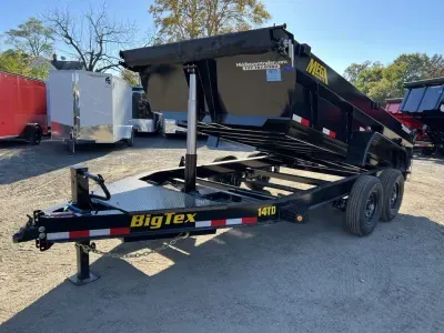 2027 Big Tex Trailers BT14TD-14 Telescopic Low Side Dump Trailer