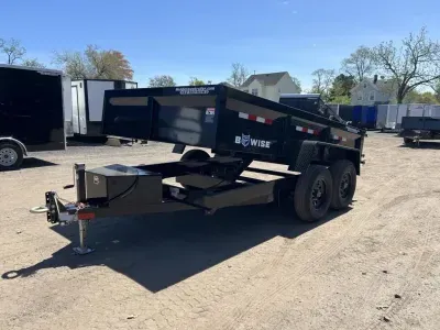 2027 BWise DT712LP-LE-12 Low Side Dump Trailer