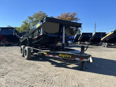 2027 Big Tex Trailers BT14TD-14 Telescopic Low Side Dump Trailer