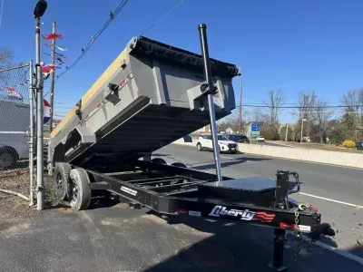 2026 Liberty Trailers LD14K7x14B8TS Telescopic Low Side Dump Trailer