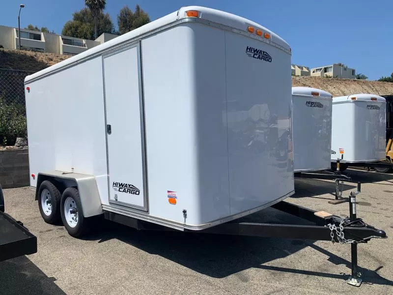 2025 Carson Trailer Hiway Cargo Tandem Trailer w/ Ramp Door + RV Side Door and E Tracks Cargo / Enclosed Trailer