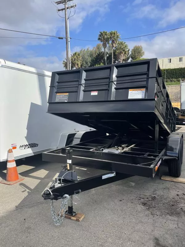 2025 Carson Trailers DT7x12 Dump Trailer w/ Hydraulic Scissor Lift