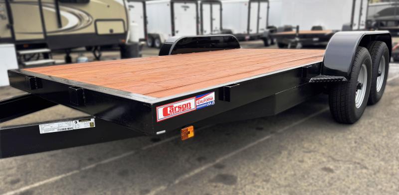 2024 Carson HD 16 10K GVWR Flatbed Car Hauler