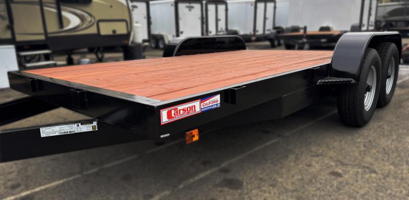 2024 Carson HD 20 10K GVWR Flatbed Trailer Car Hauler