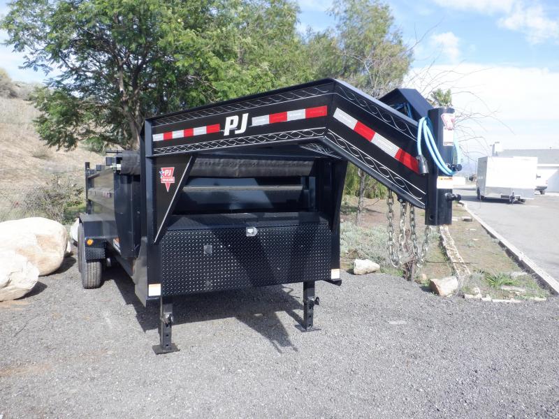 DE-83"x16' Heavy Duty Low Pro Dump, Gooseneck DE-83"x16' Heavy Duty Low Pro Dump, Gooseneck