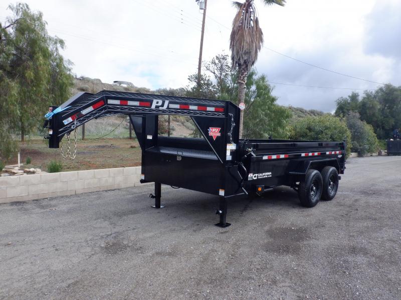 2022 PJ Trailers DLR-14'x83" Low Pro Dump Trailer Gooseneck 2022 PJ Trailers DLR-14'x83" Low Pro Dump Trailer Gooseneck