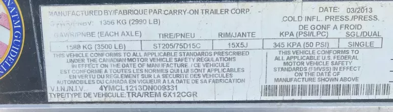 used Cargo (Enclosed) Trailers Other  for sale, in Reno, NV Thumbnail 2