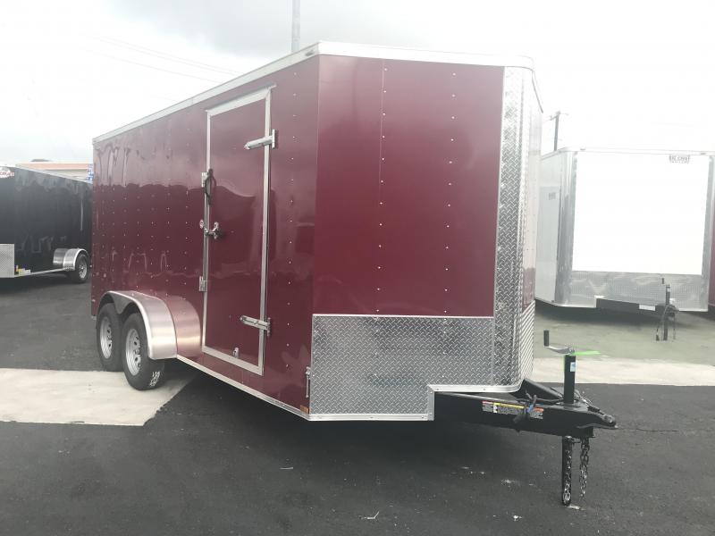 2021 Lark 7 x 16 Enclosed Cargo Trailer Cargo Trailer, Gooseneck