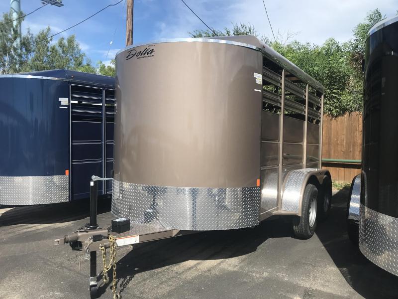 2021 Delta Manufacturing 6 x 12 Livestock Trailer Cargo Trailer