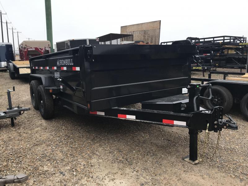 2021 Iron Bull 83 x 14 Dump Trailer Cargo Trailer, Gooseneck flatbed