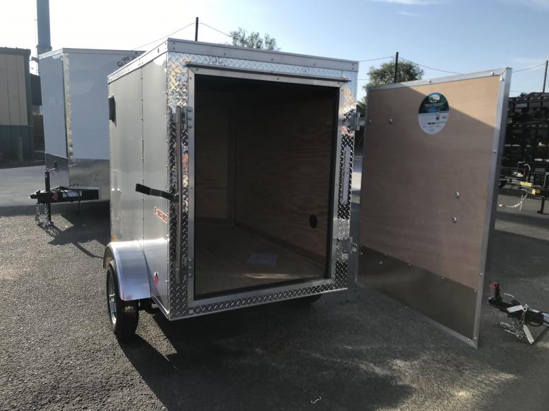 2021 Cargo Mate 4 x 6 Enclosed Cargo Trailer Cargo Trailer, Gooseneck