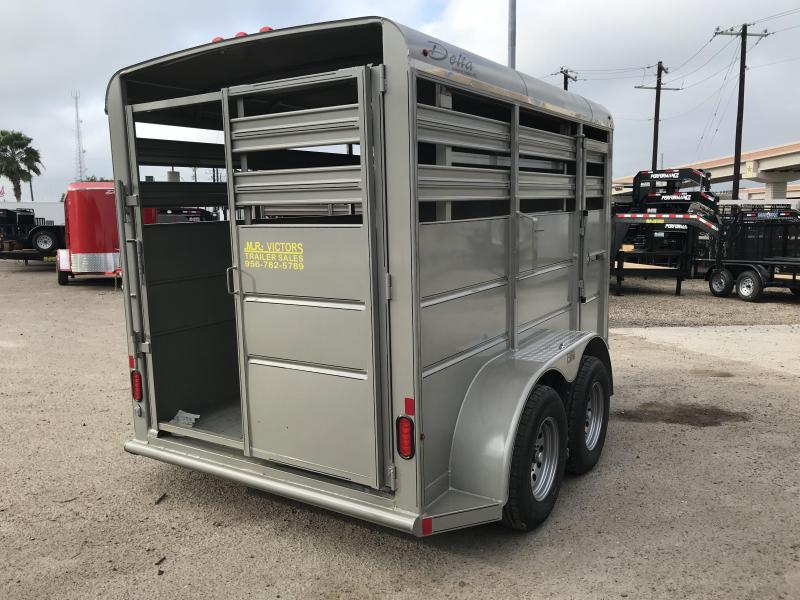 2021 DELTA 6X12 CATTLE STOCK TRAILER Cargo Trailer, Gooseneck flatbed