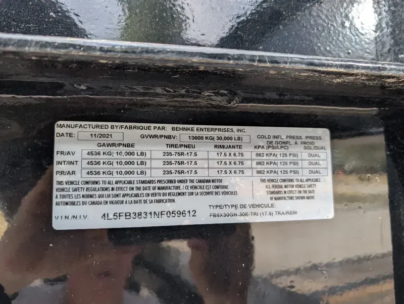 used Equipment / Flatbed Trailers Behnke  for sale, in Billings, MT Thumbnail 3