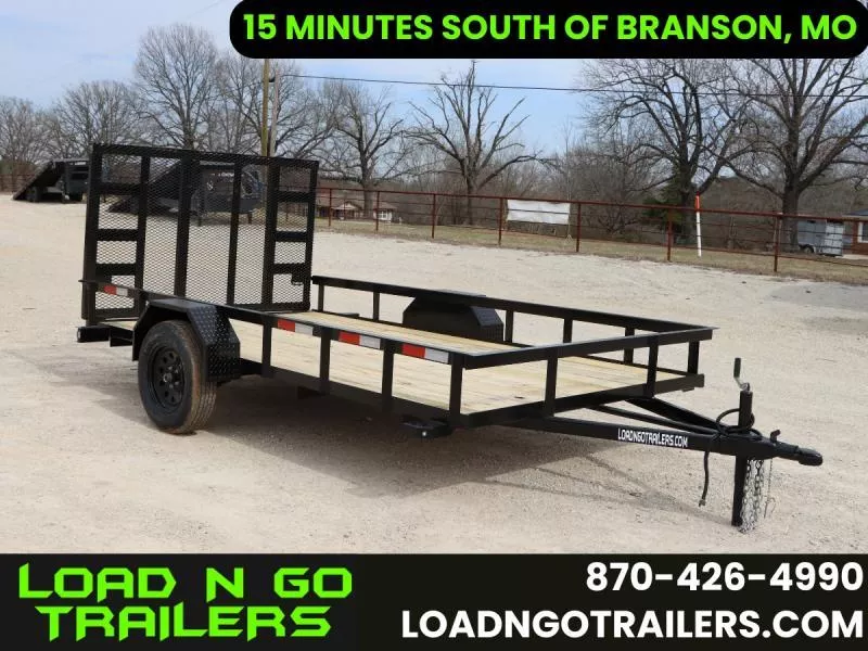 2026 - 82"X12' Load N Go Utility Trailer with 4' Gate (3500 GVWR)