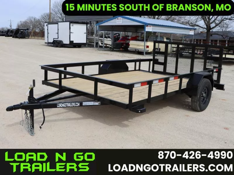 2026 - 82"X12' Load N Go Utility Trailer with 2’ Dovetail and 3' Gate (3500 GVWR)