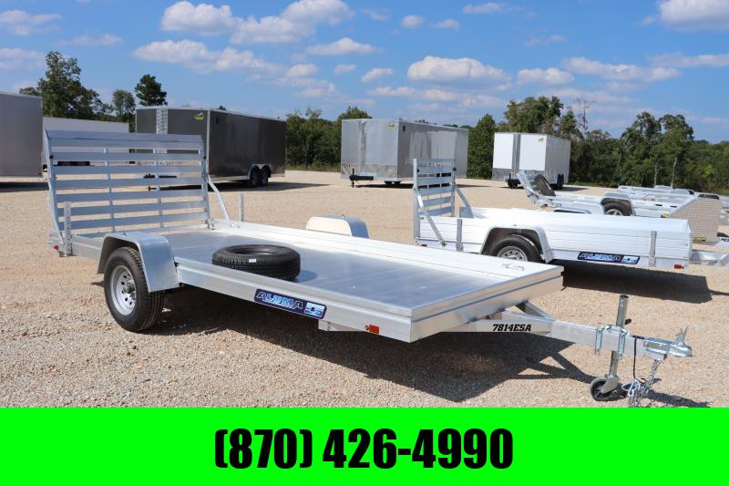 2024 6'6"X14'2" Aluma Utility Trailer with Gate (2990 GVWR) Trailer