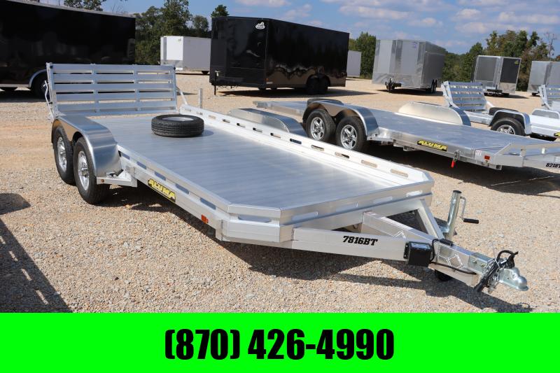 2024 6'6"X16' Aluma Utility Trailer with BiFold Tail Gate (7000 GVWR