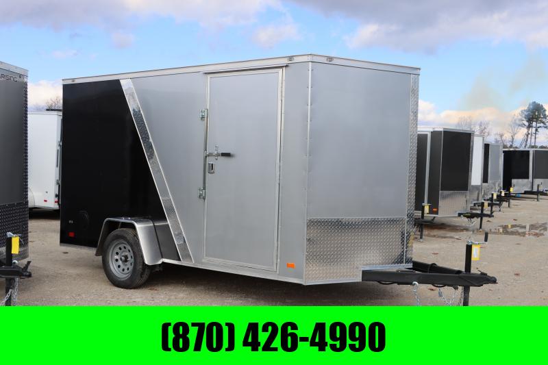 2023 - 7x12 Covered Wagon (6'6" Interior, 2990 GVWR, Bar Lock on Side Door, Two Tone Exterior)