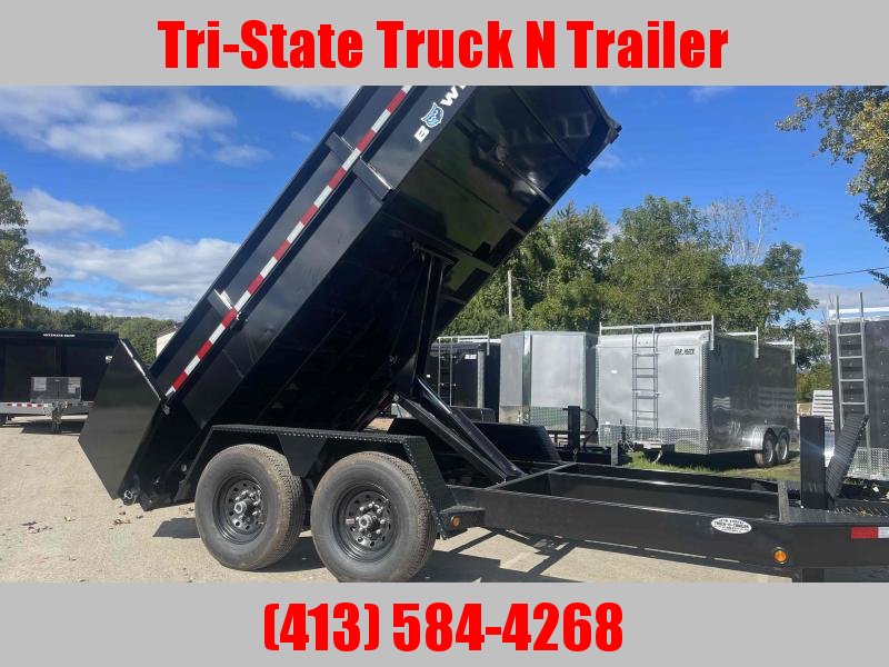 2023 BWISE DLP 7x14 15,400 GVW Dump Trailer ramps and hydro jack 2023 BWISE DLP 7x14 15,400 GVW Dump Trailer ramps and hydro jack