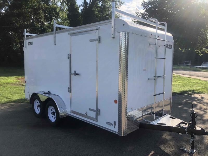 2024 Car Mate Trailers 7x14 Contractor Enclosed with Barn Doors