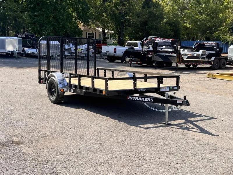 2025-PJ-Trailers-77″-x-12′-Single-Axle-Channel-Utility-(U7)-10460