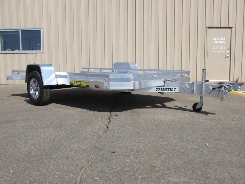 2020 Aluma 7712H TILT Utility Trailer 2020 Aluma 7712H TILT Utility Trailer