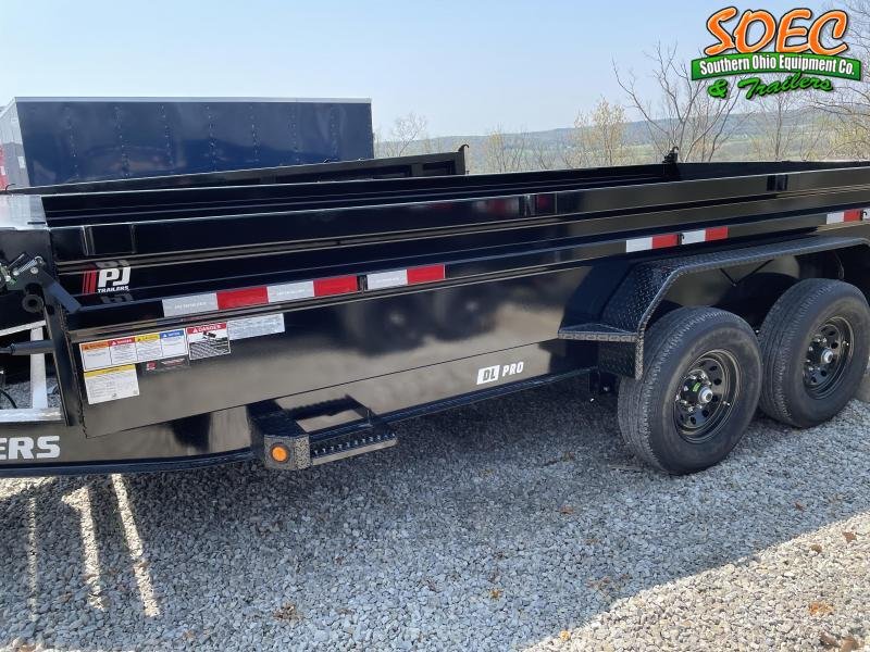 2022 PJ DL 83" x 16' Dump Trailer (Tarp Kit) 2022 PJ DL 83" x 16' Dump Trailer (Tarp Kit)