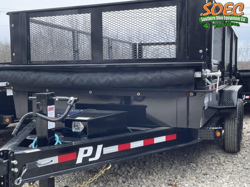2022 PJ DL 83" x 14' High Mesh Side Dump Trailer (Tarp Kit) 2022 PJ DL 83" x 14' High Mesh Side Dump Trailer (Tarp Kit)
