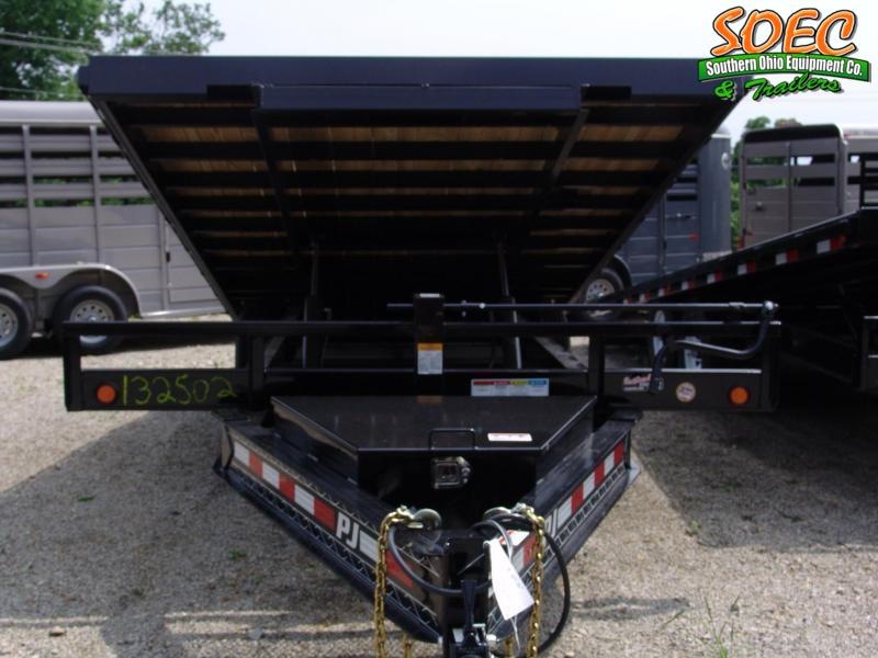 S&D 2021 PJ T8 22' x 96" Deckover Tilt Flatbed Trailer w/ Winch Plate S&D 2021 PJ T8 22' x 96" Deckover Tilt Flatbed Trailer w/ Winch Plate