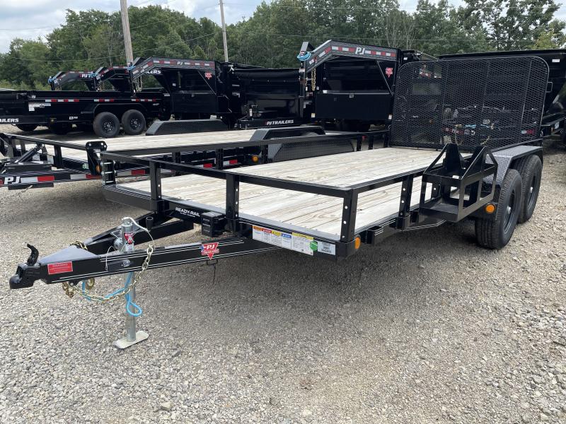 2022 PJ UL 83" x 16' 9899 GVWR Utility Trailer (Spare Tire Mt. and Dual Gas Can Rack Sold Separately) 2022 PJ UL 83" x 16' 9899 GVWR Utility Trailer (Spare Tire Mt. and Dual Gas Can Rack Sold Separately)