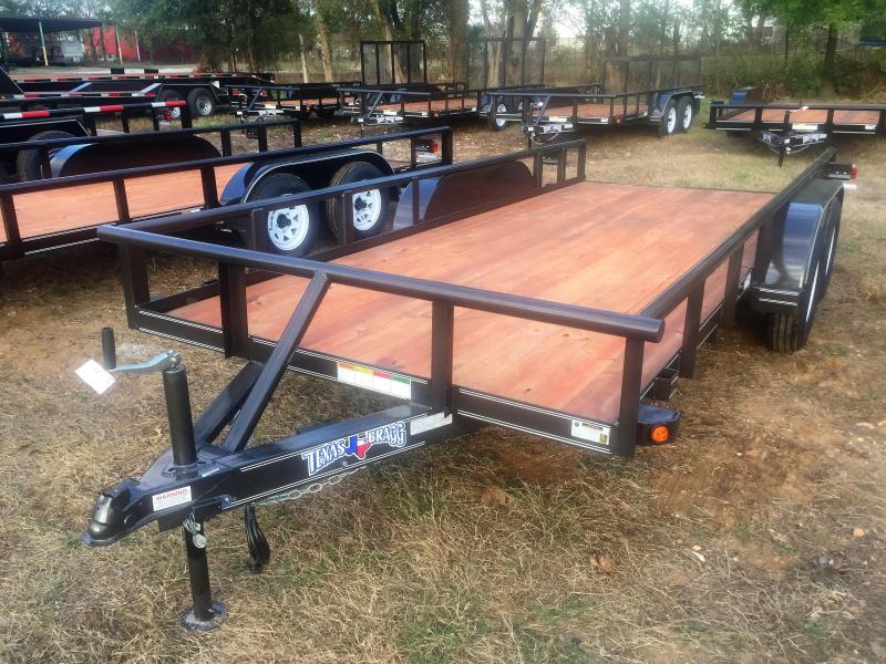 2017 Texas Bragg Trailers 16' X 77" Pipe Top Utility Trailer 2017 Texas Bragg Trailers 16' X 77" Pipe Top Utility Trailer
