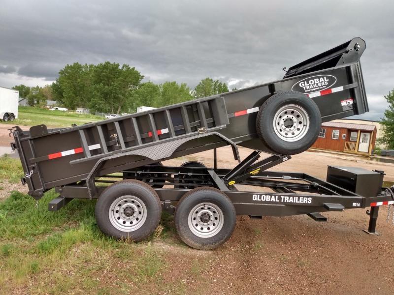 2021 Global Equipment Co. 80" X 14' HD Dump Trailer 2021 Global Equipment Co. 80" X 14' HD Dump Trailer