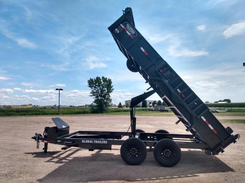 2021 Global Equipment Co. 80" X 16' HD Dump Trailer 2021 Global Equipment Co. 80" X 16' HD Dump Trailer