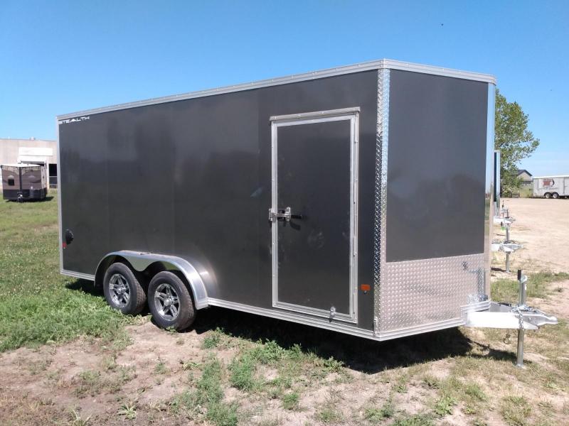 2020 Alcom-Stealth 7.5 x 16 Aluminum Frame Enclosed Cargo Trailer 2020 Alcom-Stealth 7.5 x 16 Aluminum Frame Enclosed Cargo Trailer