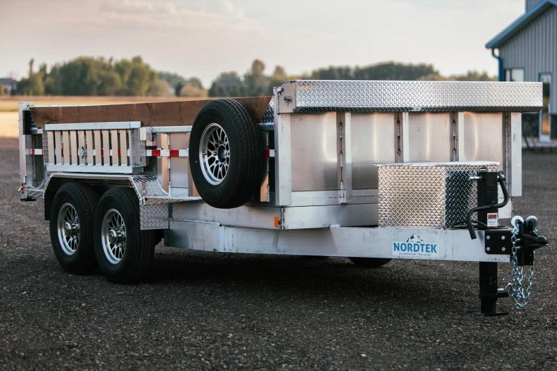 2024 Nordtek Trailers 82x14 All Aluminum Heavy Duty Dump Trailer 