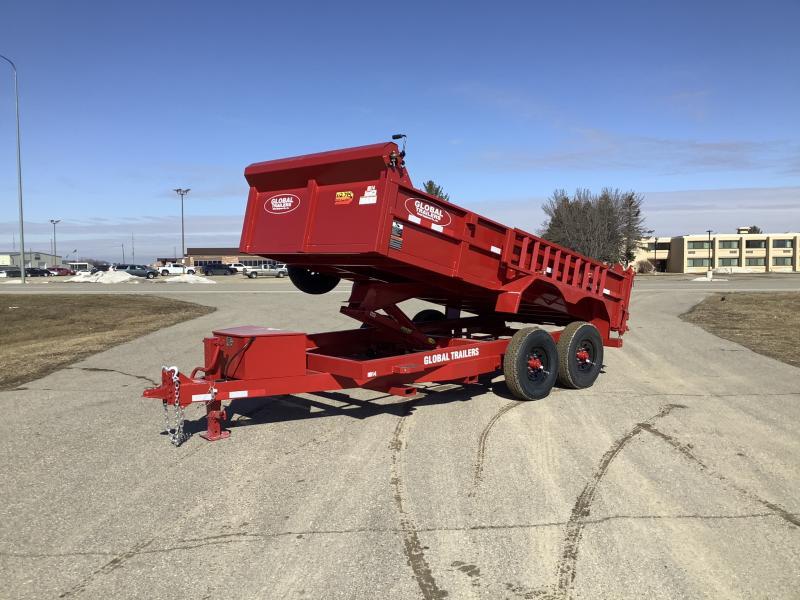 2022 Global Equipment Co. 80" X 14' HD Dump Trailer 2022 Global Equipment Co. 80" X 14' HD Dump Trailer