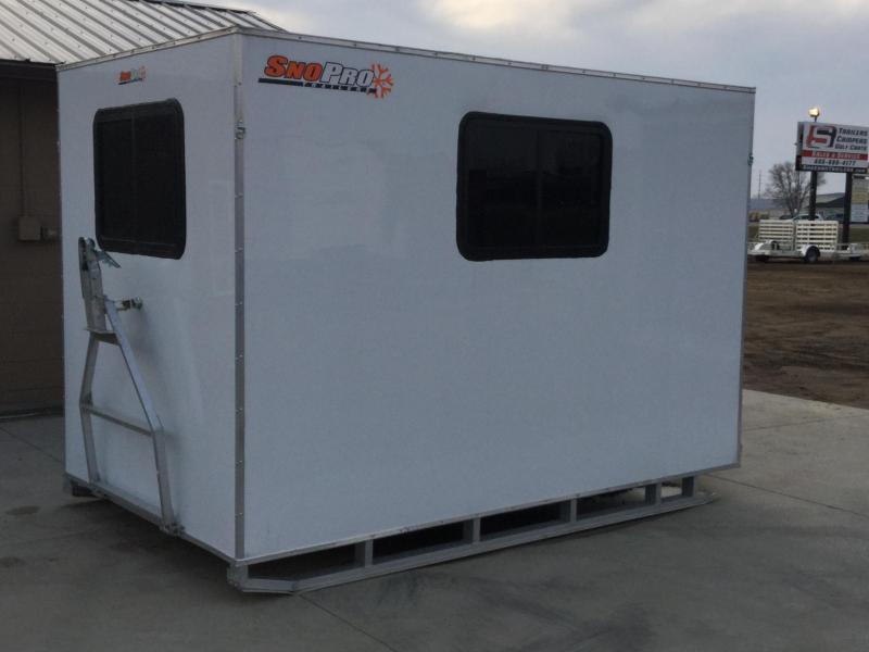 2019 Alcom-Stealth 6x10 Skid House Ice/Fish House Trailer 2019 Alcom-Stealth 6x10 Skid House Ice/Fish House Trailer