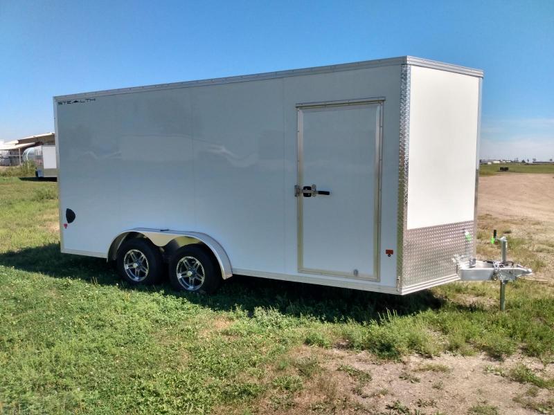 2020 Alcom-Stealth 7.5 x 16 Aluminum Frame Enclosed Cargo Trailer 2020 Alcom-Stealth 7.5 x 16 Aluminum Frame Enclosed Cargo Trailer