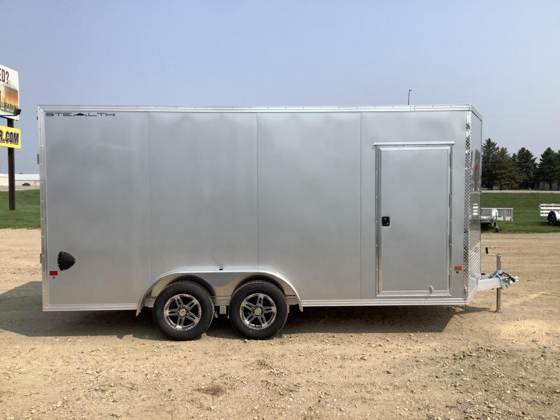 2021 Alcom-Stealth 7.5 x 16 Aluminum Frame Enclosed Cargo Trailer 2021 Alcom-Stealth 7.5 x 16 Aluminum Frame Enclosed Cargo Trailer
