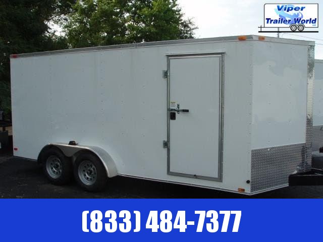 2020 Triple R 7 x 16 TA V-Nose Ramp 6'3" Interior 2020 Triple R 7 x 16 TA V-Nose Ramp 6'3" Interior