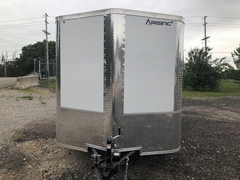 2024 Arising | 7 x 16 TA V-Nose Ramp 7'3" Interior