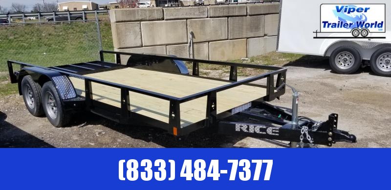 2023 Rice Trailer | 76 X 14 TA Utility 2023 Rice Trailer | 76 X 14 TA Utility